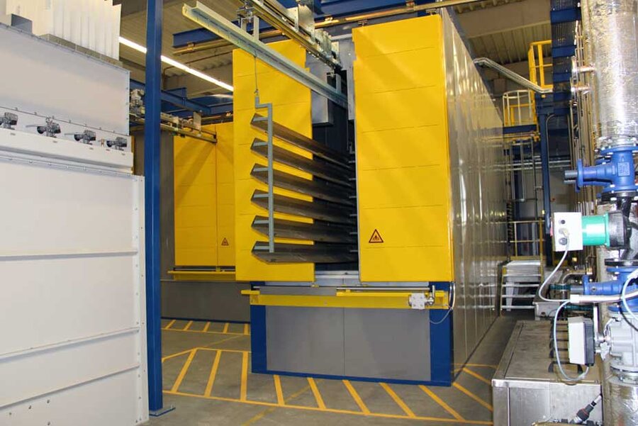 Pulvereinbrennofen